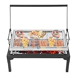 Klappbarer Holzkohlegrill, 68 * 38 * 35 cm, Portable Campinggrill mit...