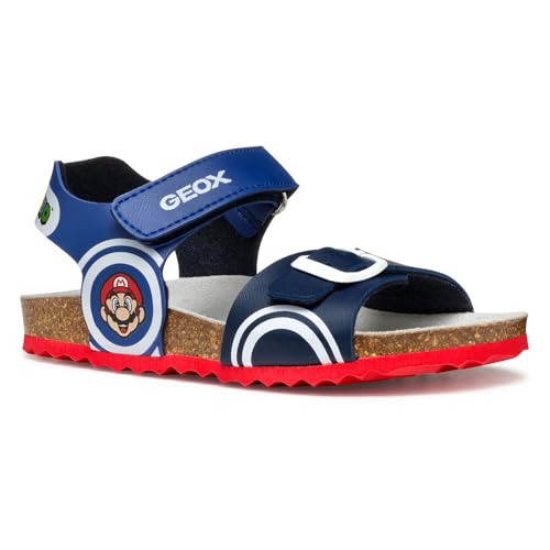 Geox J Ghita Boy D, Sandalia, Royal/Navy, 39 EU