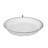 Copertura a Rete Antiscottatura per Lampada Rettili in Acciaio Inox