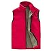 Rtengtunn Gilet in Pile Polare Termico Invernale da Donna Taglie Forti Giacca da Esterno Casual Senza Maniche con Scaldamuscoli Casual S-3XL - Rosso - XL