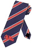 Eagles Wings Mississippi Ties Rebels Mens College Neckties Ole Miss (Blue)