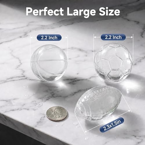 Set 3 Moldes de Silicona para Cubos de Hielo Deportivos miniatura 6