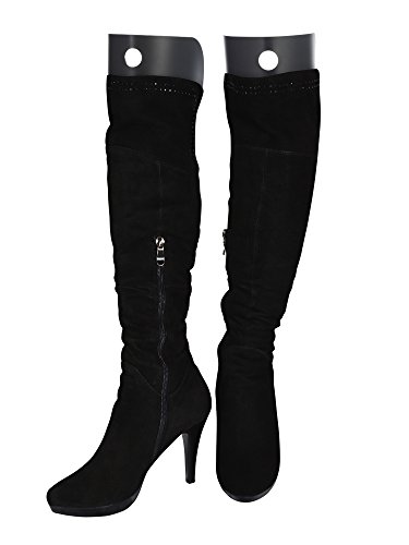 Tatuo Stiefelspanner Form Einsätze Hohe Stiefelstütze für Damen und Männer, 8 Stück für 4 Paar Stiefel (Schwarz, 10 Zoll, 12 Zoll und 14 Zoll)