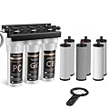 WINGSOL Under Sink Alkaline Water Filter, 9-Layer Filtration System, Reduces Heavy Metals, Chlorine, Sediment, Improves pH and Taste, Remineralization, NSF Certified Sink Water Filter