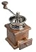 ReaLegend Wooden Manual Coffee Grinder Vintage Style Hand Coffee Mill Burr Coffee Grinder with Ceramic Hand Crank