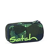 satch Schlamperbox Mäppchen groß, Trennfach, Geodreieck Infra Green - Grün