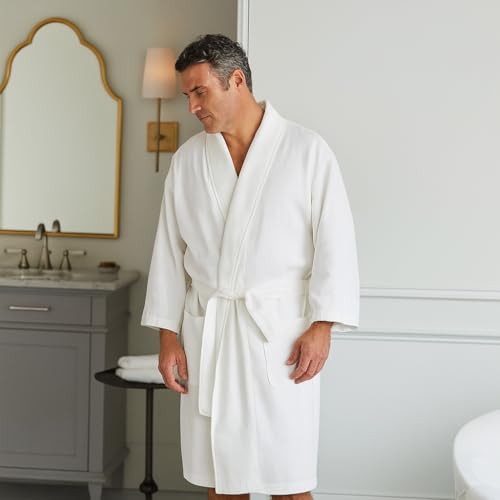 The Ritz-Carlton Pique Kimono Robe - One Size Fits Most - White4