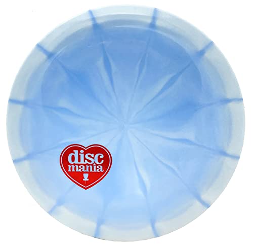 Discmania Lux Vapor Splice 173-176 Mini Heart Stamp – Disc Golf Driver Mystery Box Limited Edition (Blue) #TOP18