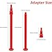 15pcs Butane Bottle Adapter - 5 Set Butane Lighter and Torch Refill Adapter, Butane Nozzle Gas Refill or Release Adapter for Short Nozzle's Butane Bottle, Butane Torch, Butane Lighter Red