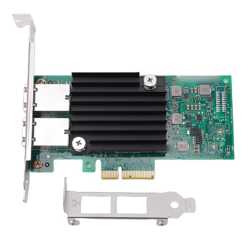 Tarjeta de Red PCIe 10Gb, Adaptador LAN Ethernet Dual RJ45, PCI Express 3.0 X4 para Servidores miniatura 5