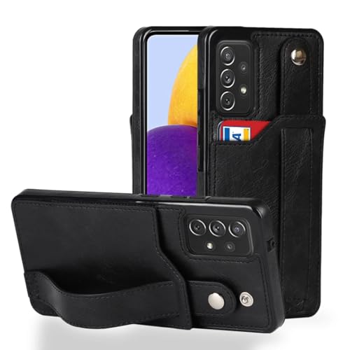 Coque Samsung Galaxy A53 5G portefeuille noire porte carte