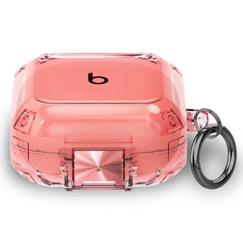 BeatsFitPro�p TPU�P�[�X �L�[�����O�t�� �V���v�� ������ �N���A�^�C�v �r�[�c�t�B�b�g�v�� �C���z�� �ی�P�[�X �J�o�[ �����h�~ �ی�J�o�[ �P�[�X �N���A�P�[�X (�s���N)