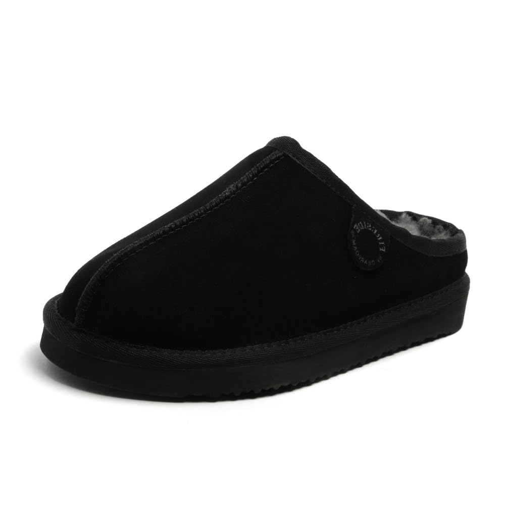 Grafton Genuine faux shearling Clog mens Slipper