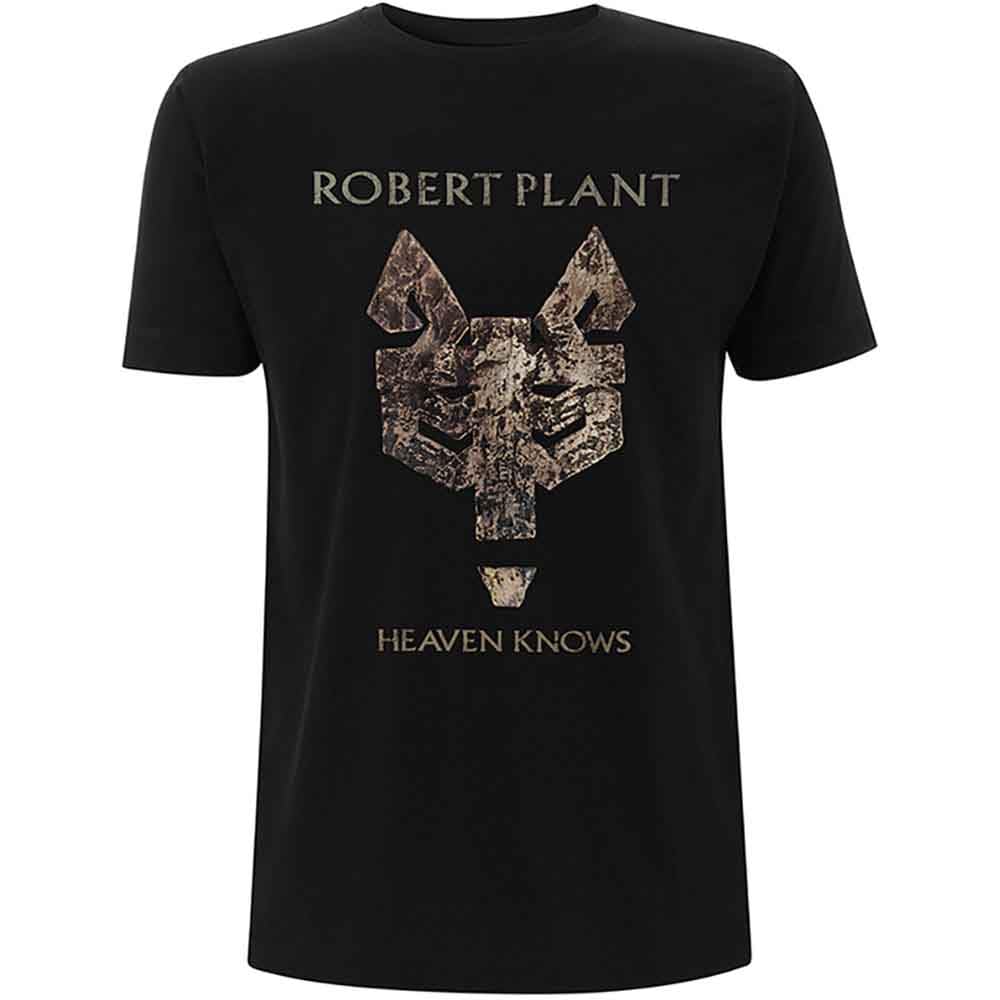 Robert Plant Heaven Knows Official Tee T-Shirt Mens Unisex (X-Large) Black
