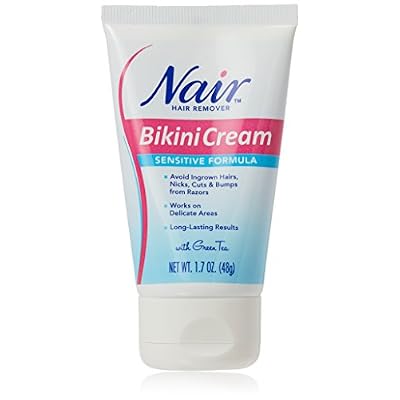 Nair Hair Remover Bikini Cream Sensitive 1.7 Ounce (50ml) (2 Pack)