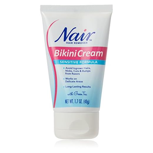 Nair Hair Remover Bikini Cream Sensitive 1.7 Ounce (50ml) (2 Pack)