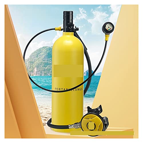 Equipo de buceo submarino con medidor de presión residual para mayor seguridad