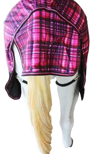 Image of Challenger Horse 1200D Turnout Waterproof Fleece Lined Medium Winter Blanket 3B108LG