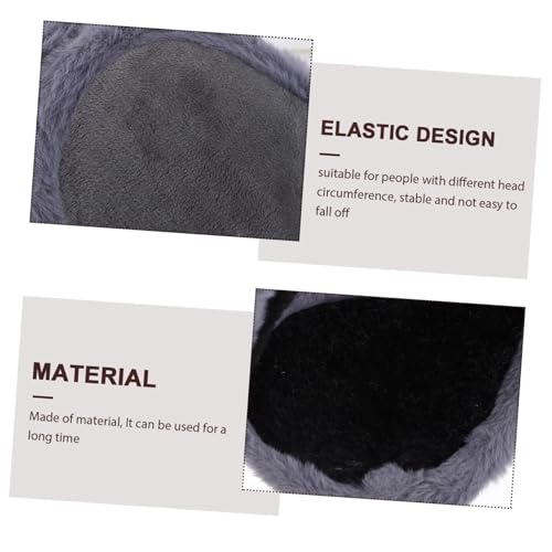 LIFKOME Plush Ear Muffs for Men Comfortable Winter Ear Warmers with Adorable Design for Cycling and Cold Weather3