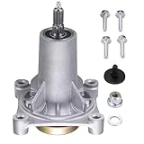 ranwin Spindle Assembly Fit for Craftsman HU Ariens Poulan - Mandrel Spindle Fit for 42' 46' 48' 54' Mower Deck, with Thread Bolts and Grease Fitting, Replace 192810 532187292 532187281 567253301 (1)