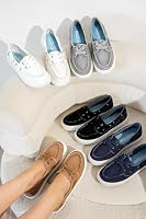 Project Cloud Canvas Sneakers for Women Memory Foam Slip On (Seasalt) — image 2