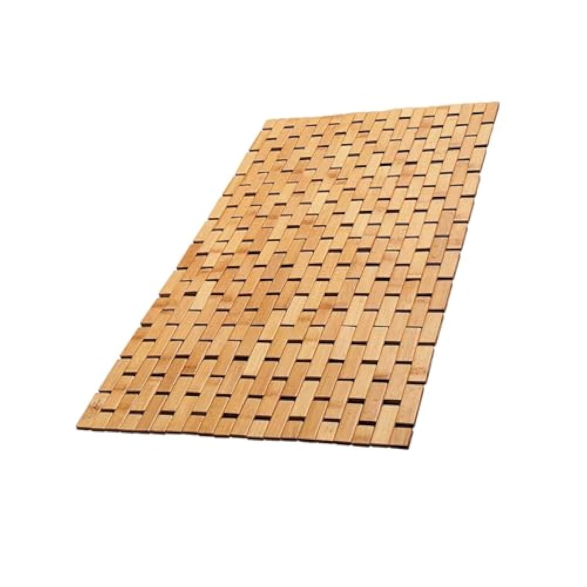 Bamboo Bath Mat Non Slip Decor Accessories Shower Mat for Bathroom