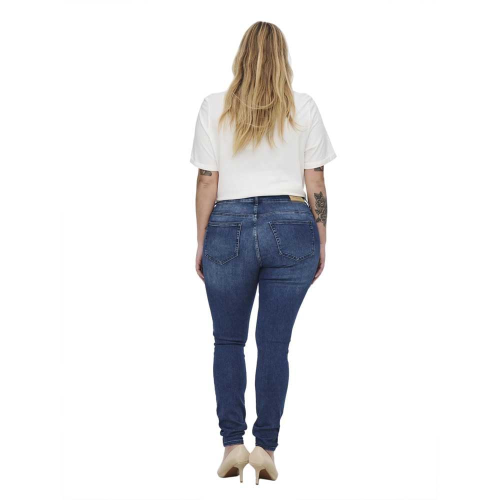 ONLY Carmakoma Damen Skinny-fit-Jeans Carwilly Reg Skinny Jeans DNM Tai Noos