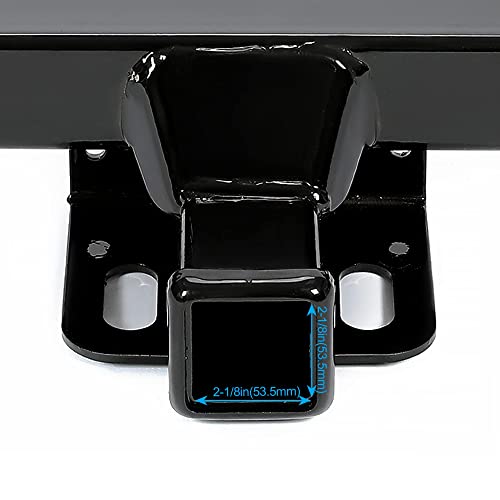 Kuafu Adjustable 2" Class Iii Trailer Hitch Receiver Towing Compatible With Select Chevrolet Chrysler Dodge Ford Gmc Isuzu Jeep Mazda Nissan Plymouth Black #TOP4