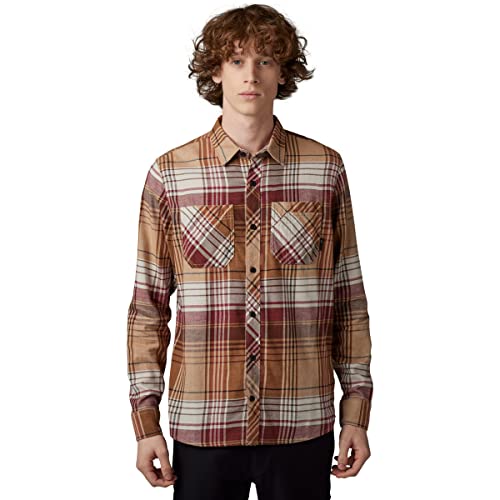 Chemise flanelle Fox Homme marron pour vos sorties en plein air