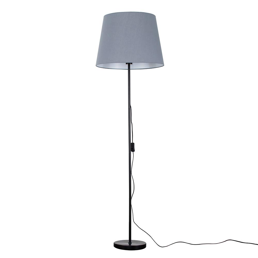 Valuelights Unisex Black Charlie Modern Stem Floor Lamp