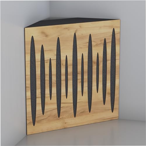 Piège à basses acoustique d'angle 50x50cm insonorisation studio - 3