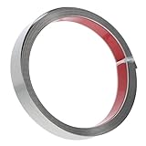 DIYEAH 1 Rolle Zierleiste aus Edelstahl Klebstoff Dekorativ Wände Innere selbstklebende leisten selbstklebende Wandverkleidung Flexible Zierleiste selbstklebend Rostfreier Stahl Silver