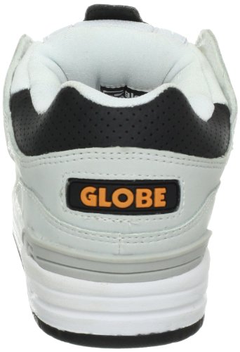 Image of Globe Mens Fusion Skate Shoes, White /Grey /Orange, 14 M US