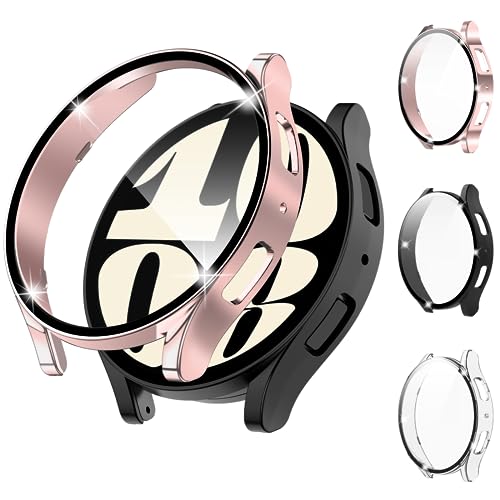 YMHML Samsung Galaxy Watch 6p XN[veN^[ P[X 44mm [AbvO[h 2 in 1 fUC] n[h PC یop[ KXtB tFCXJo[ Galaxy Watch 6 ANZT[