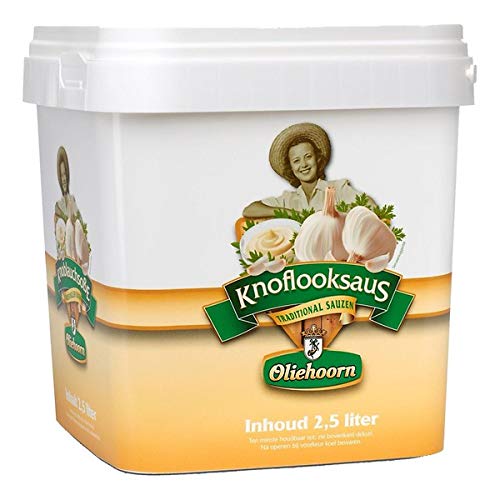 Oliehoorn Salsa de ajo - cubo 2,5 litros