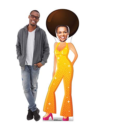 Cardboard People Cartoon Disco Dancer Stand-in Life Size Cardboard Cutout Standup