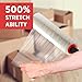 Stretch Wrap Roll with Handle 15” x 1000Ft – 80 Gauge – Heavy Duty Plastic Shrink wrap Roll with Rotating Handles for Pallet Wrap Film - Plastic Wrap for Moving Supplies - Shrink Wrap for Moving,