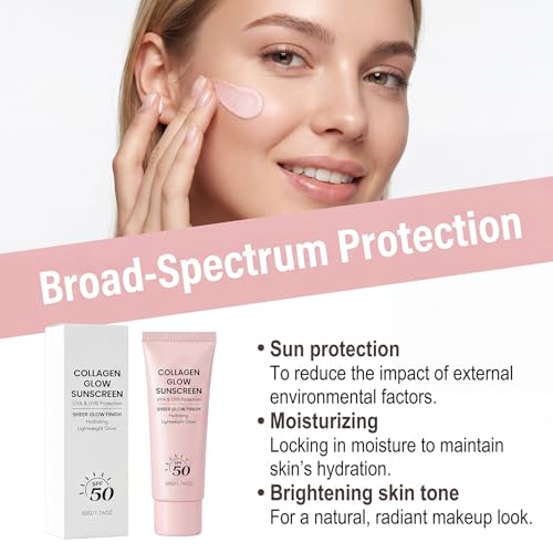 Generic Lightweight Hydrating Sunscreen SPF 50 PA+++, Broad Spectrum Daily Face & Body Sun Block, Non-Greasy Fast Absorbing, Moisturizing UV Protection Lotion for Outdoor Sport