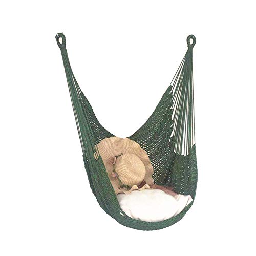 fridaymonga Nylon Swing Chair, Garden Tree Hanging Chair Hamaca Safe Swing Cómodo para Acampar Al Aire Libre Interior Beach Courtyard