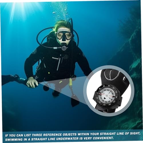 Brújula de pulsera impermeable con visión nocturna para buceo miniatura 2