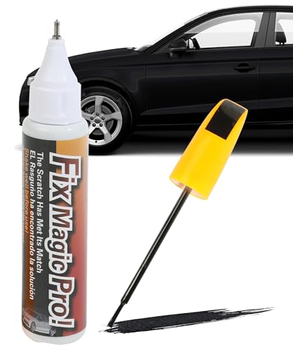 Flaconi Retouche Peinture Voiture,Stylo Retouche Peinture,Marqueurs de Peinture pour Pneus,Convient pour les Réparations à Rayures de la Plupart des Voitures,Motos,Fourgonnettes,Remorques(Noir)