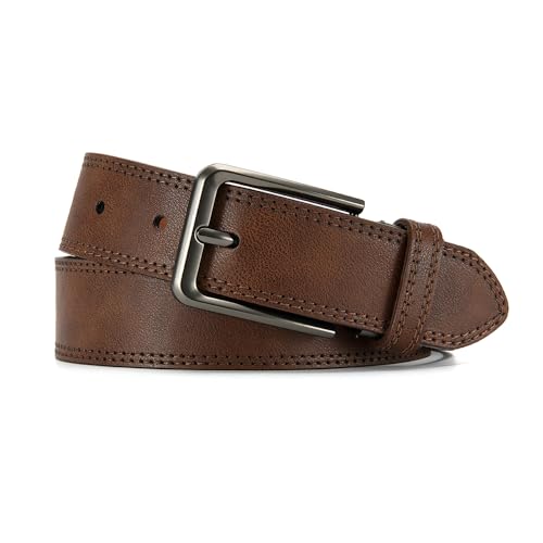 Men Genuine Leather Dress Belt, Handmade, 100% Cow Leather, Fashion & Classic Designs for Work Business and Casual
