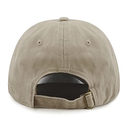 Image of Cotton Baseball Cap Dad Hat - Washed Low Profile Adjustable Hat for Men Women Casual Outdoor Running Golf