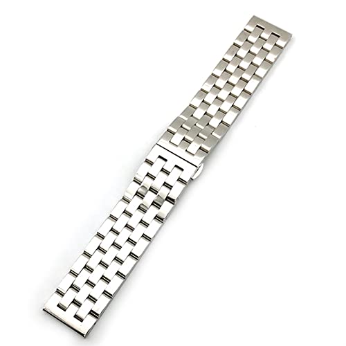 Bracelet montre libération rapide acier inoxydable bouton papillon poli