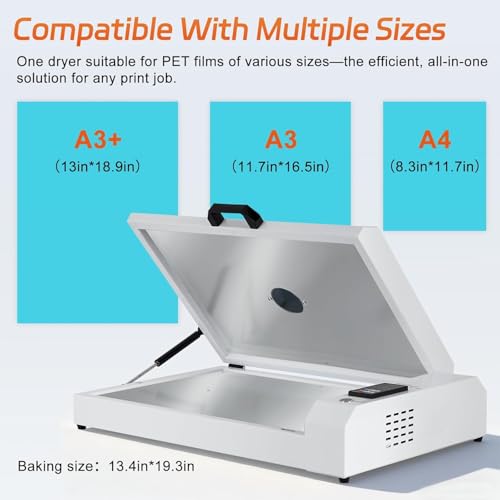 Four d'impression DTF A3 A4 séchage double face machine de personnalisation textile - 4