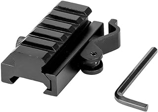 Weaver Mount with a 20mm Riser Rail and Quick Release Adapter, offering 5 Slots for Scope mounting. - OutDoorBom