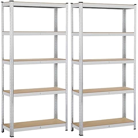 Yaheetech Heavy Duty 5-Tier Shelving Units Cover