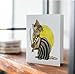 First Mate Ferret - Pirate Inspired Watercolor Art Print - Handmade Notecard