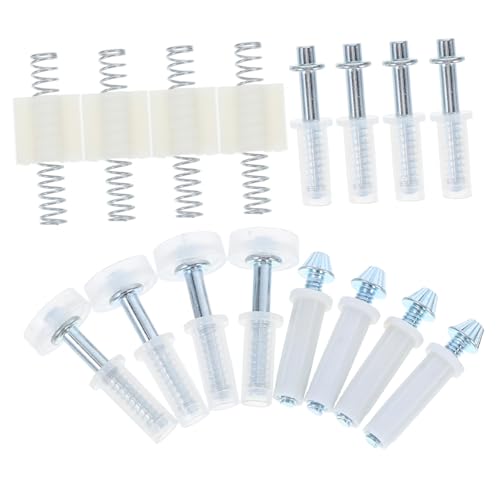 TEHAUX Kit de reparación para puerta doble de 16 piezas, riel y ruedas para puertas plegables miniatura 1