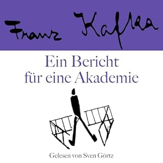Ein Bericht f&uuml;r eine Akademie Audiolivro Por Franz Kafka capa